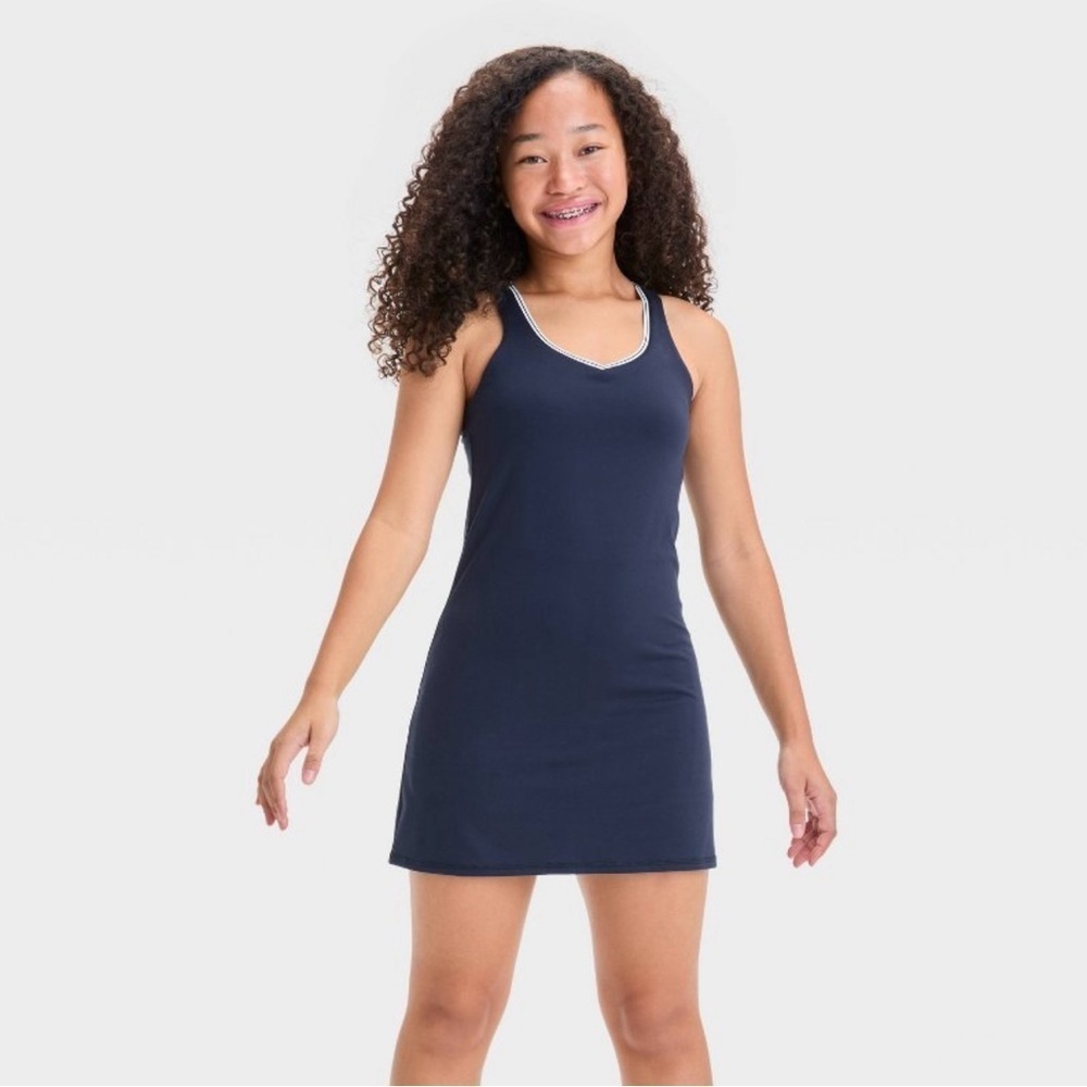 All in Motion Navy Blue Sleeveless Kids Dress size XXL (16/18)